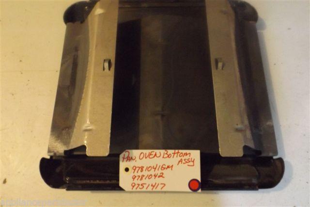 KITCHENAID STOVE 9781041GM 9781042 9751417 Pan, Oven Bottom USED PART KITCHENAID STOVE 9781041GM 9781042 9751417 Pan, Oven Bottom USED PART